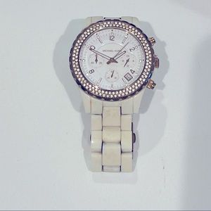 White Michael Kors watch